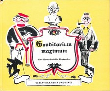 Studentica Buch Gauditorium maximum - Eine Lästerschule für Akademiker 1958