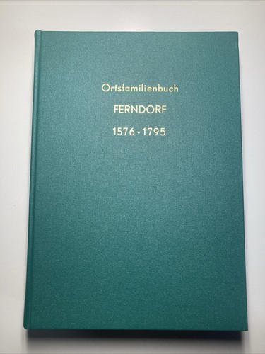 2012 ortsfamilienbuch ferndorf - 2012,