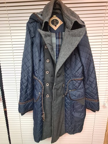 Wintermantel mit kapuze l - wintermantel,