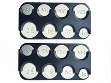 2 Stück Münzhalter für