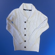 Jacadi Unisex Baumwolle Cardigan Weiß Creme  12A 152