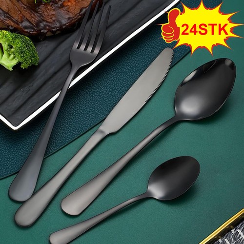 Besteckset 24teilig für - besteckset,