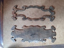 Schmiedeeisen Rahmen Emblem Schild Platte Eisen