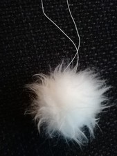 Schnee Weiße Kunstfell