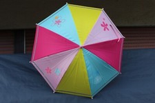 TCM Automatik Regenschirm Sonnenschirm für Mädchen Rosa ca. Ø65 cm