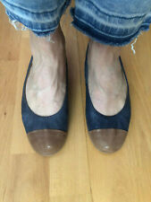 Schuhe / Halbschuhe / Ballerina von Gidigio navy / braun Gr. 36