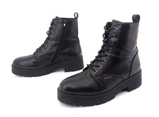 BULLBOXER Plateau Stiefeletten Boots Damenstiefel Schuhe Schwarz Gr. 40