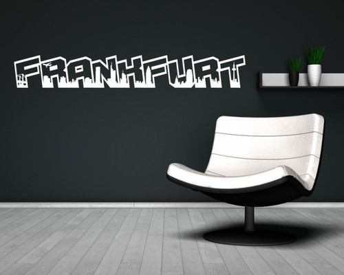 Frankfurt wandtattoo - frankfurt,