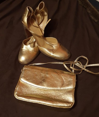Bally goldene abendschuhe - goldene,
