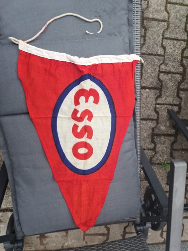 Uralte fahne esso tankstelle - fahne,