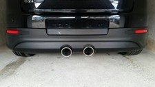 Sportauspuff + Heckdiffusor R32 Look für VW Golf 5 verstellbar Endrohre 100mm