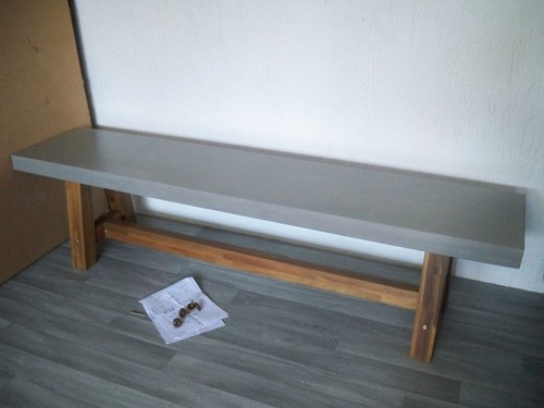 Outdoorbank beton rustikal - outdoorbank,