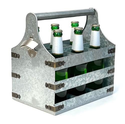 Bierträger metall mit öffner - metall,