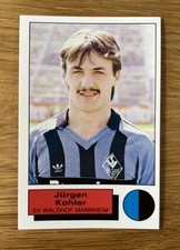 PANINI Sticker Fussball 86 - Jürgen Kohler Rookie - Waldhof Mannheim #191