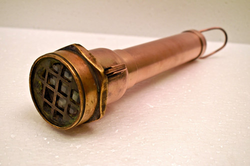Vintage kupfer eisenbahnsignal - kupfer,