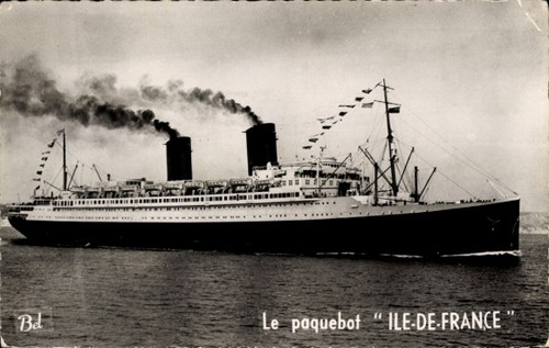 Paquebot ile france - ak,