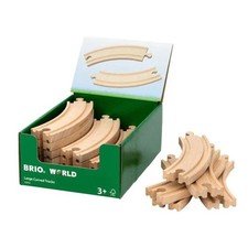 BRIO GEBOGENE GLEISE 18 CM NEU