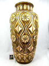 70´s design XXL BAY Relief Keramik vase 76 50  in a rare glaze variation 