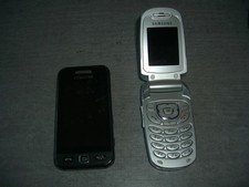 Konvolut aus alten diversen Samsung Handys, teilweise defekt, siehe Fotos