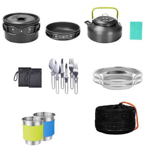 Camping kochgeschirr set - camping,