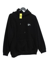 Stussy Herren Hoodie L schwarz