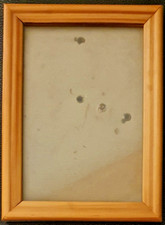 Bilderrahmen Rahmen Fotorahmen helles Holz Glas horizontal vertikal aufstellbar