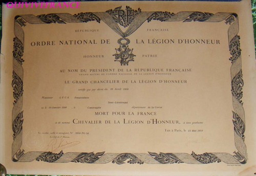 Dipl3014 diplom ehrenlegion - dipl3014,