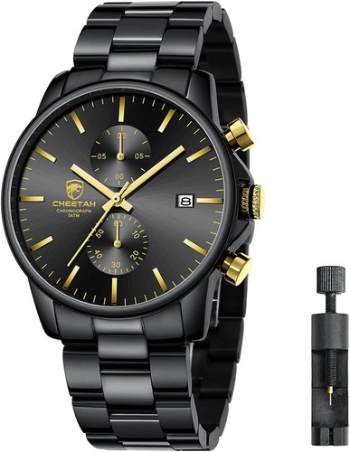 Herrenuhr chronograph quarz - herrenuhr,