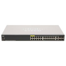 Cisco Switch Small Business SF350-24P 24x 100Mbit PoE 6x 1GbE - SF350-24P-K9