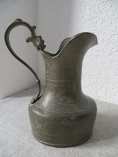 MASSIVE, WUCHTIGE MESSINGKANNE - HÖHE 230 MM - GEWICHT 2510 GRAMM