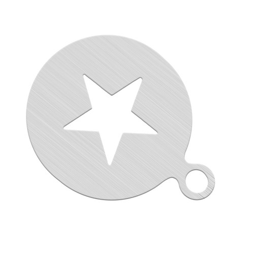 Schablonen cappuccino - ,