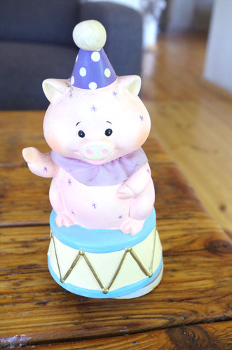 Enesco spieluhr schwein auf - enesco,