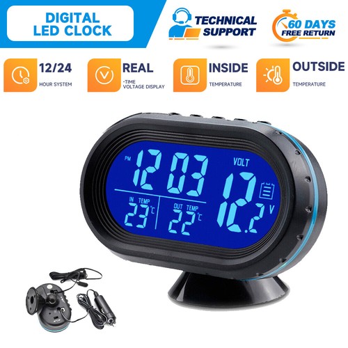 Lcd digital auto - 3-in-1, lcd-digital-auto-uhr