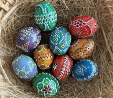 10 Stück sorbische Ostereier