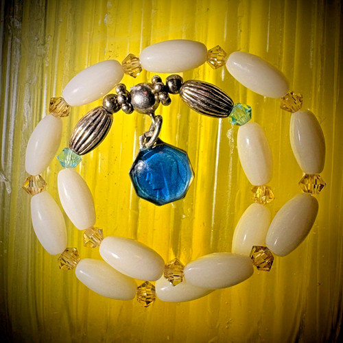 Armband weiße koralle mit - armband,