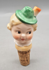 Schöner alter Zierkorken / Ausgießer Porzellan