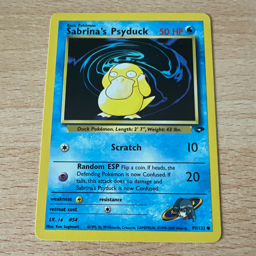 Pokémon tcg sabrina psyduck - pokémon, sabrina's