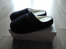 Tolle ESPRIT Damen Haus Schuhe Gr. 39 schwarz Pantolette NEU mit Karton !!
