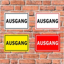 Schild - Ausgang - in 4 Größen - S00085-096