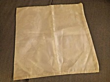 Sofa Kissenbezug mit Druckknöpfen 39 x 39cm creme in sich geblümt Kissen Hülle