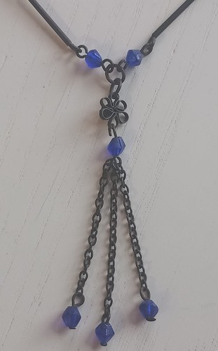 Halskette modeschmuck schwarz - halskette,