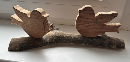 Holzkunst tier vögel auf - tier,