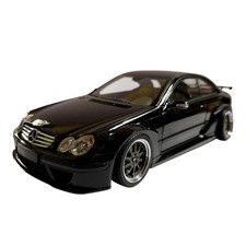 Kyosho 1/18 Mercedes Benz CLK AMG DTM schwarz Modellauto mit Kinesis Rädern
