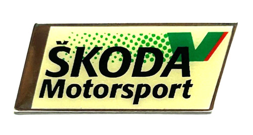 Skoda motorsport pin - motorsport,