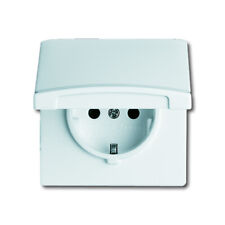 Busch-Jaeger 20EUGK-34-101 SCHUKO Steckdose Klappdeckel Allwetter 44 alpinweiß