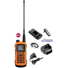 Albrecht Tectalk Duo, PMR446 + Freenet(1W), Orange, mit Standlader, Akku 2000mAh