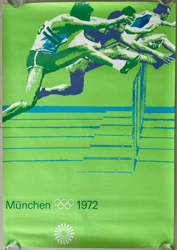 Plakat poster hürden - plakat, a0
