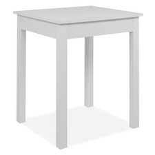 Esstisch capri weiß 60x67 - weiß,