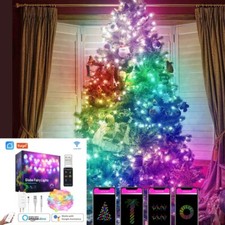 SERIE LED WEIHNACHTSBELEUCHTUNG ALLE FARBEN FERNBEDIENUNG 100 WIFI APP MUSIK SMART