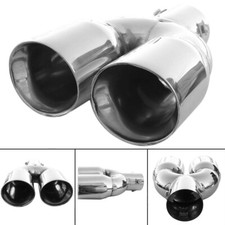 Auspuffblende Endrohr Doppel